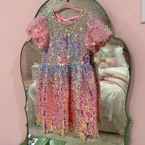 Brand NEW Lola and The Boys SEQUIN OMBRE DRESS